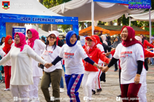 Wakil Wali Kota Hj. Bertha Membuka Gebyar QRIS-PK