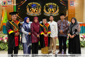 DPRD Kota Pagar Alam Hadiri Dies Natalis ke-XXVI dan Wisuda Universitas Lembah Dempo