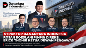 Struktur Danantara Indonesia: Rosan Roeslani Pimpin Direksi, Erick Thohir Ketua Dewan Pengawas