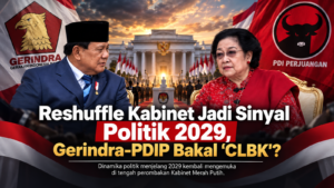 Reshuffle Kabinet Kembali Disorot, Spekulasi Arah Gerindra-PDIP Menuju 2029 Mengemuka