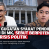 Rocky Gerung Soroti Gugatan Syarat Pendidikan Gibran di MK, Sebut Berpotensi Picu Krisis Politik