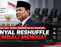 Jelang Dua Tahun Pemerintahan Prabowo, Sinyal Reshuffle Kembali Menguat