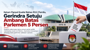 Ketum Parpol Koalisi Bahas RUU Pemilu, Gerindra Setuju Ambang Batas Parlemen 5 Persen