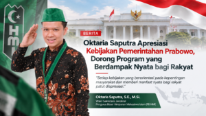 Oktaria Saputra Apresiasi Kebijakan Pemerintahan Prabowo, Tekankan Pentingnya Dampak Nyata bagi Rakyat