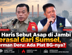 Al Haris Sebut Asap di Jambi Berasal dari Sumsel, Herman Deru: “Ada Plat BG-nya?”