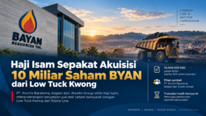 Haji Isam Sepakat Akuisisi 10 Miliar Saham BYAN dari Low Tuck Kwong