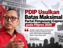 PDIP Usulkan Batas Maksimal Partai Pengusung Capres pada Pilpres 2029