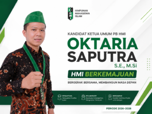 Oktaria, Kandidat Kuat Ketua Umum PB HMI 2026–2028 Bawa Gagasan “HMI Berkemajuan”