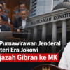 Barisan Purnawirawan Jenderal dan Denny Indrayana Gugat Syarat Pendidikan Gibran ke MK
