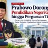Prabowo Dorong Pendidikan Negeri Gratis hingga Perguruan Tinggi, Pemerintah Mulai Kaji Skema Pembiayaan