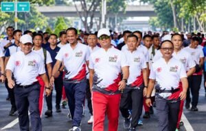 Fun Walk HUT ke-81 TNI Satukan Langkah Prajurit dan Masyarakat di Jakarta