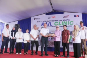 PT KAI Divre III Palembang Hadirkan Rail Clinic, Berikan Layanan Kesehatan Gratis bagi Masyarakat Lahat