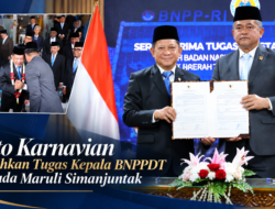 Tito Karnavian Serahkan Tugas Kepala BNPPDT kepada Maruli Simanjuntak