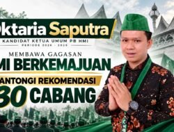 Oktaria Saputra Usung HMI Berkemajuan, Kantongi Rekomendasi 30 Cabang