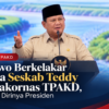 Prabowo Berkelakar kepada Seskab Teddy saat Rakornas TPAKD, Tegaskan Dirinya Presiden