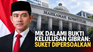 MK Dalami Bukti Kelulusan Gibran, Suket Dipersoalkan
