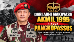 Dari Adhi Makayasa Akmil 1995 hingga Pangkopassus, Ini Jejak Karier Letjen TNI Djon Afriandi