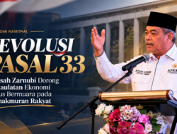Bursah Zarnubi Dorong Revolusi Pasal 33 UUD 1945, Kedaulatan Ekonomi Harus Bermuara pada Kemakmuran Rakyat