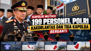 Kapolri Mutasi 199 Personel Polri, Kakorlantas dan Tiga Kapolda Berganti