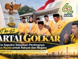 HUT ke-62 Partai Golkar, Oktaria Saputra Tekankan Pentingnya Karya Nyata untuk Rakyat dan Negara